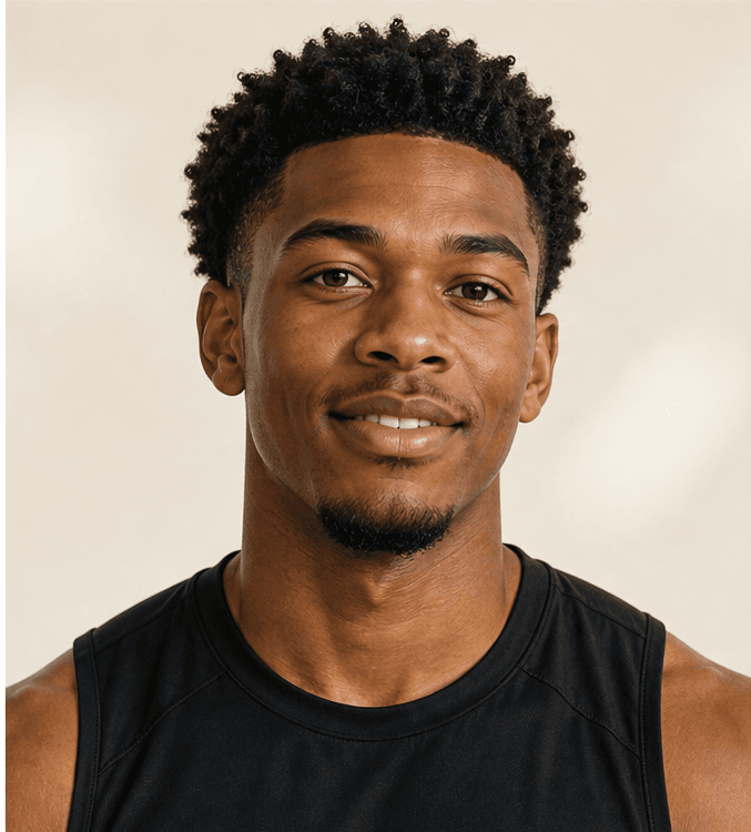 Athlete portrait